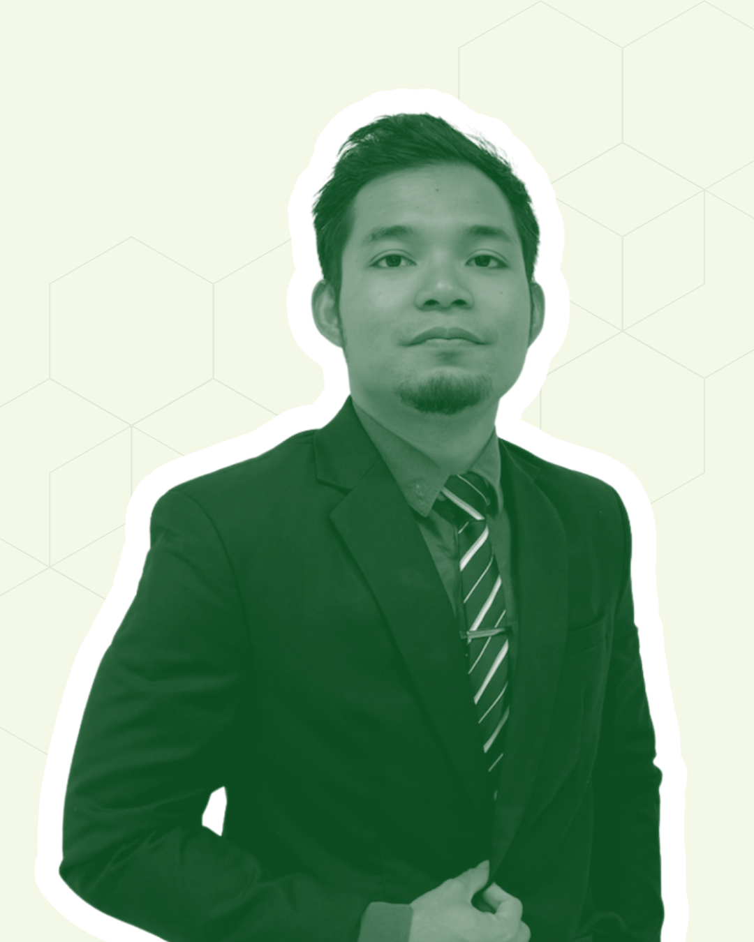 Man in suit with tie