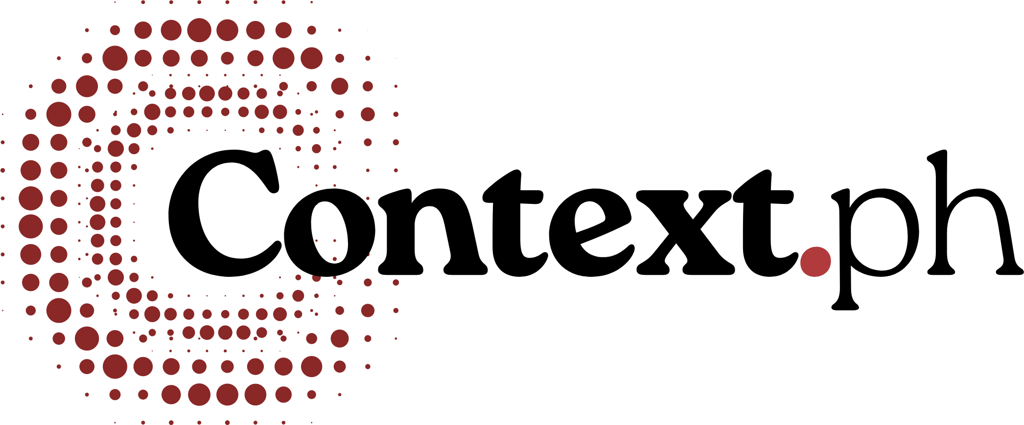 Logo with dots and text