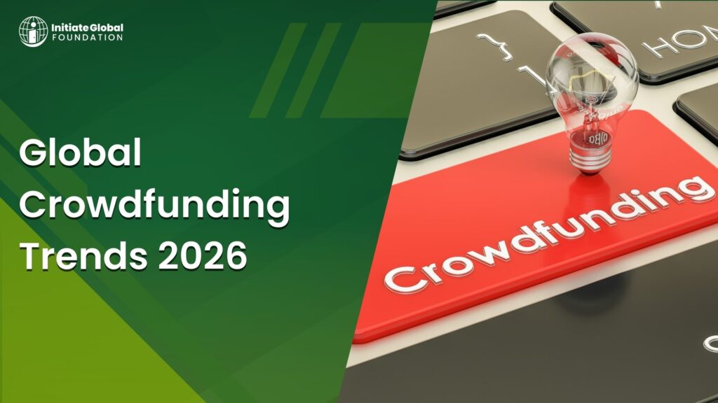 Crowdfunding trends with lightbulb concept