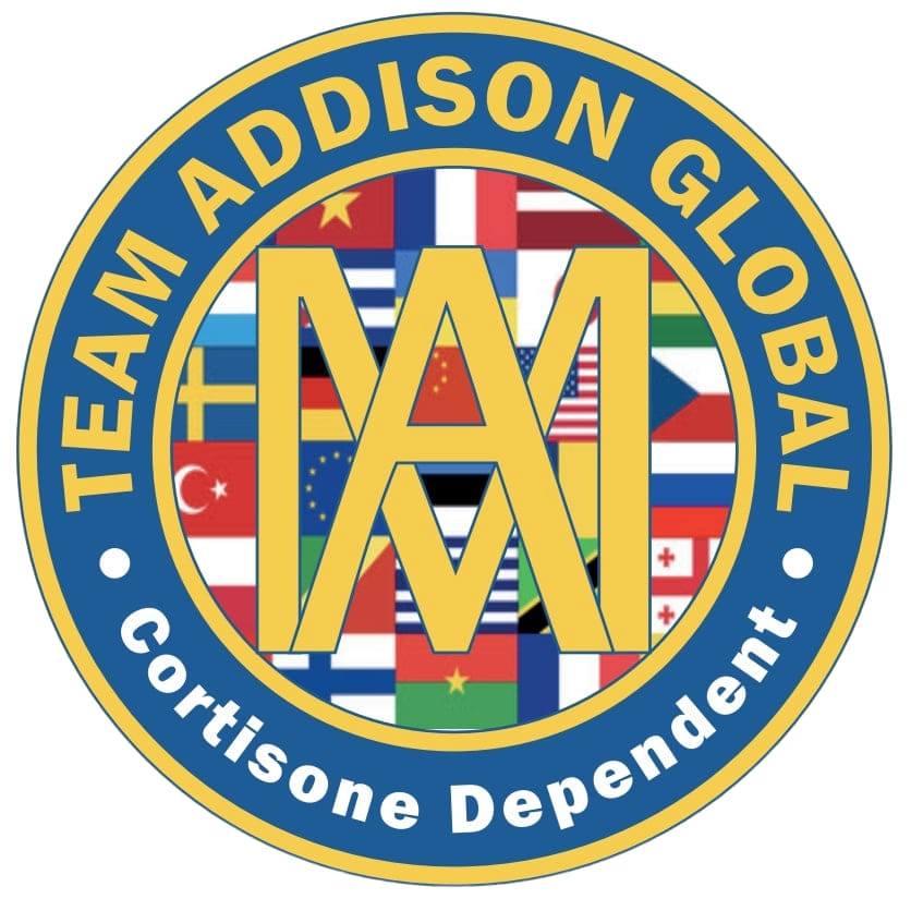 Team Addison Global Logo with flags and text